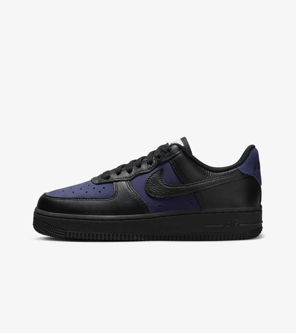 purple and black air forces